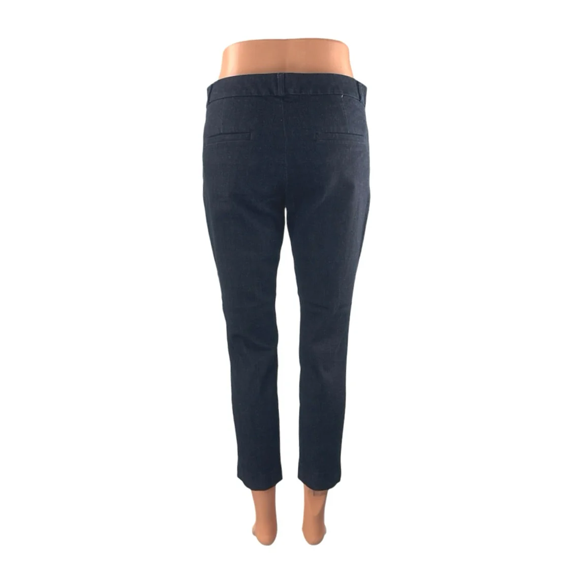 Banana Republic Women's Black Mid Rise Sloan Skinny Tapered Denim Jeans Pants 4 - Image 3