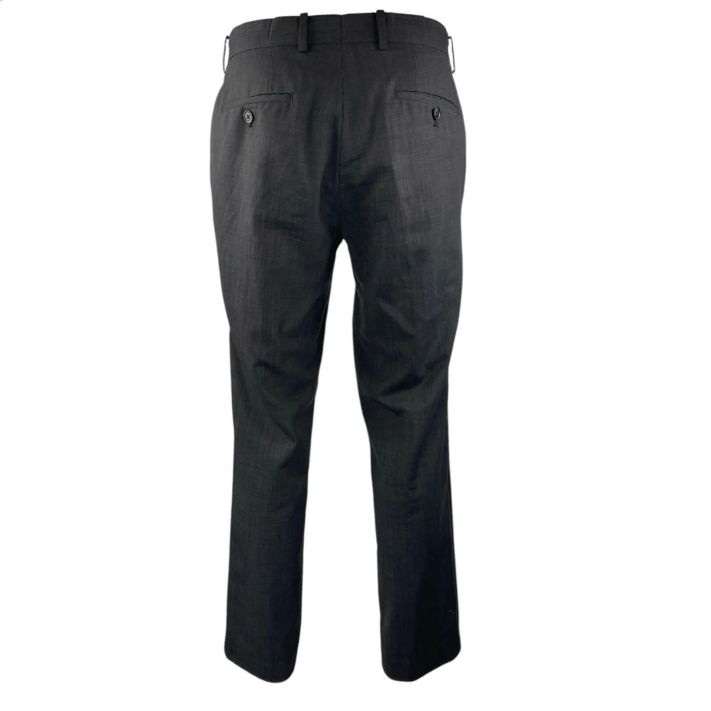 Bar III 100% Wool Men's Black Slim Fit Straight Leg Trousers Dress Pants Size 32 - Image 3