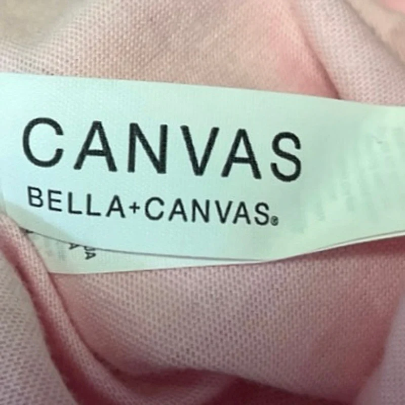 Bella Canvas Women's Pink Babe Short Sleeve Pullover Graphic Tee T-Shirt Top S - Image 4