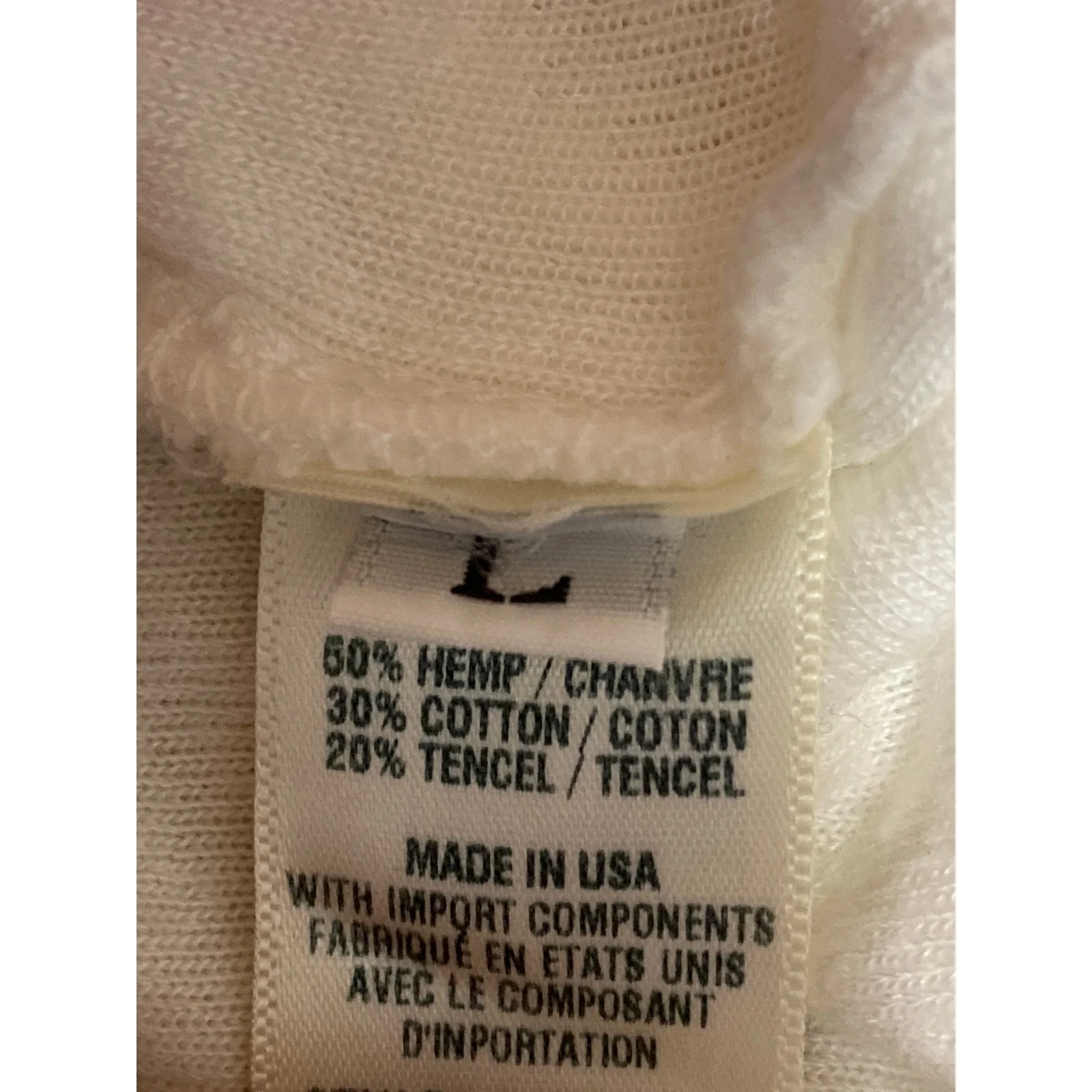 Bella Dahl White Tassels Short Sleeve Hooded Hoodie Sweatshirt Sweater Top Sz L - Image 3