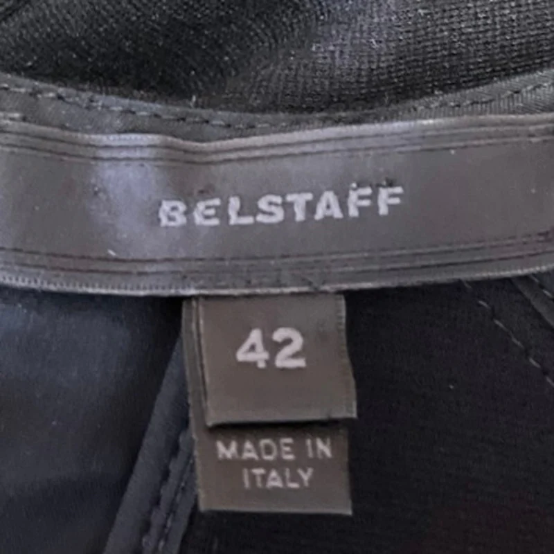 Belstaff Women's Black Long Sleeve Zip Shoulder Mini Fit & Flare Dress Size 8 - Image 5