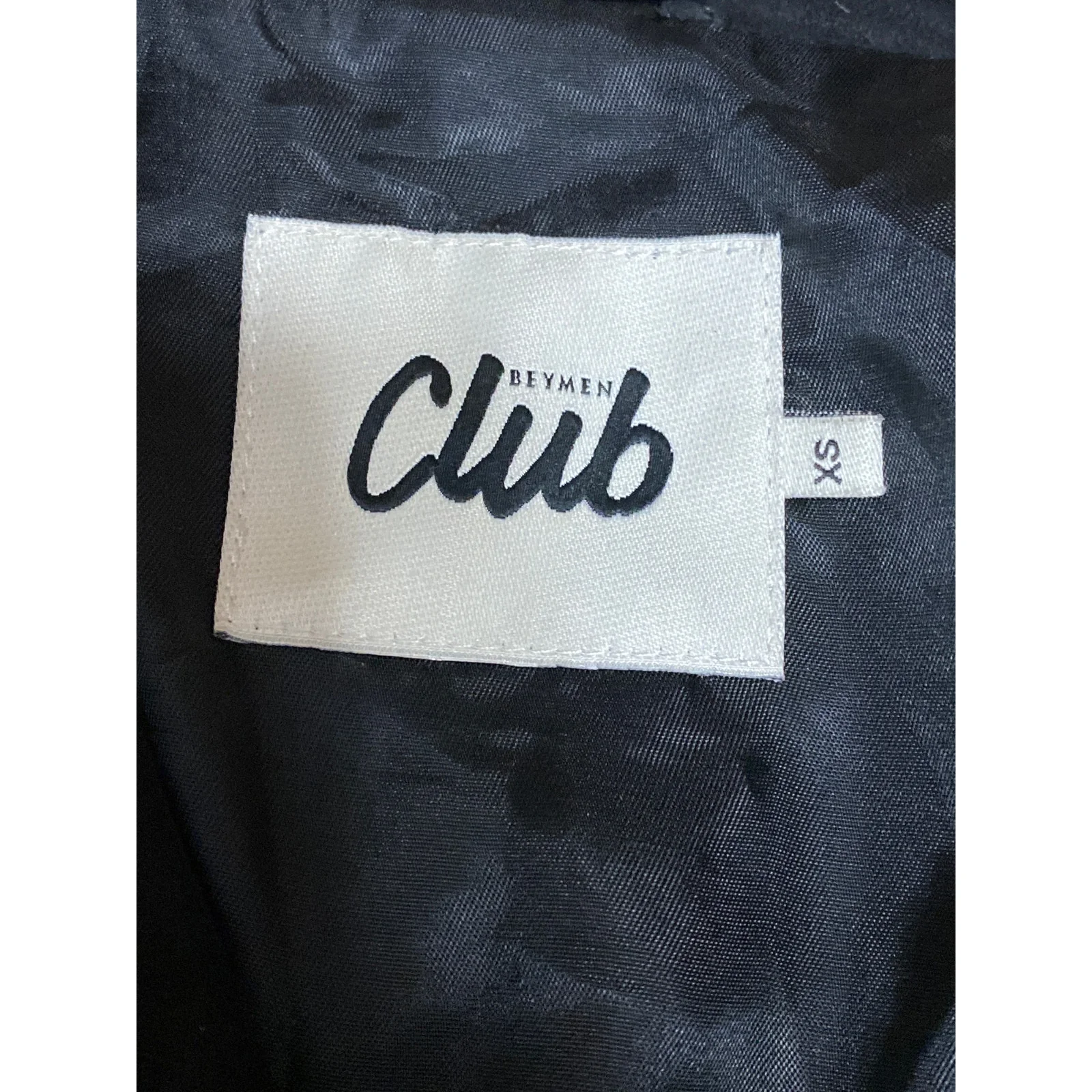 Beymen Club 100% Lamb Leather Men's Black Long Sleeve Moto Biker Coat Jacket XS - Image 5