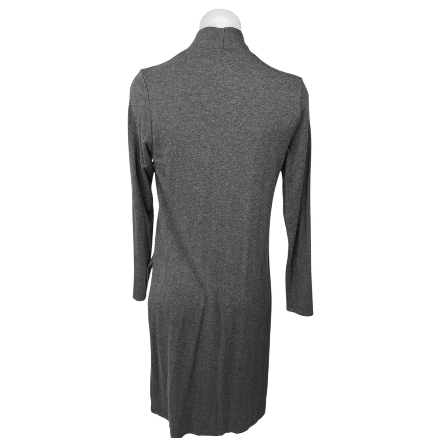 Beyond Yoga Gray Black Open Front Long Sleeve Longline Cardigan Sweater Top XS - Image 2