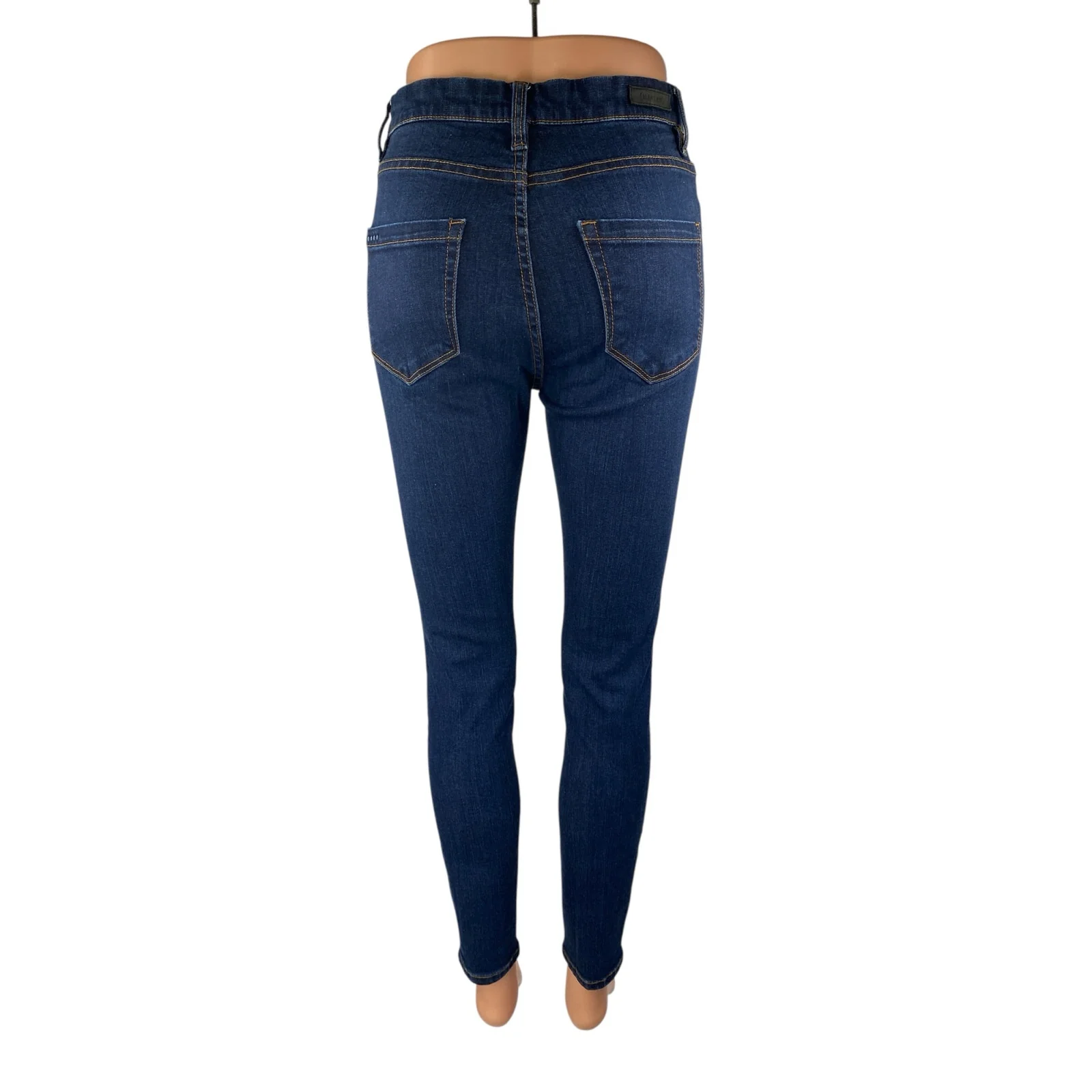 Blank NYC Women's Blue Button Fly High Waisted Skinny Denim Jeans Size 26 - Image 3