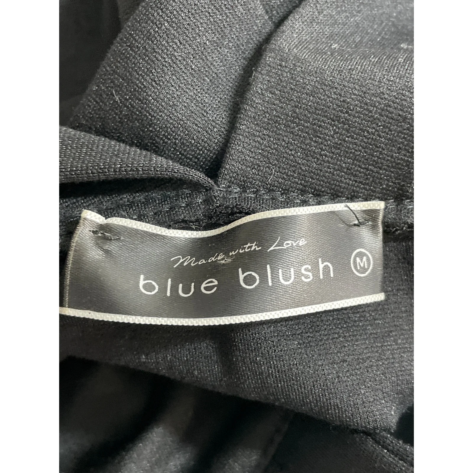 Blue Blush Black Sleeveless Square Neck Cami Tank Mini Bodycon Dress Size M - Image 5
