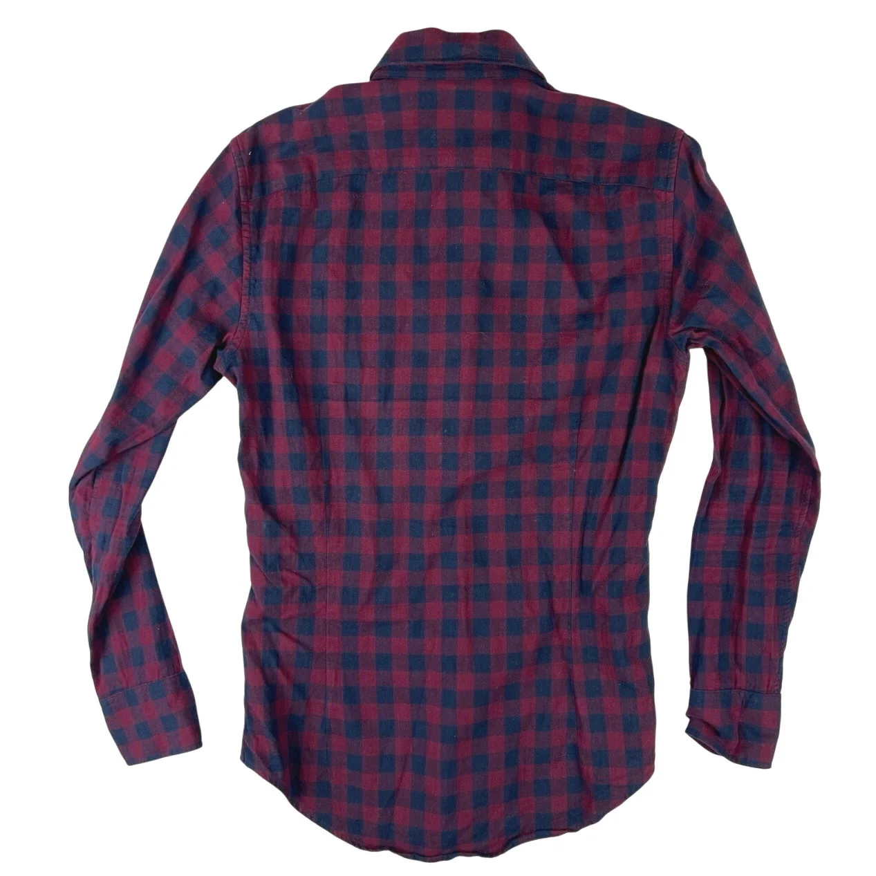 Bonobos Men's Blue Red Tailored Slim Fit Check Plaid Button Down Shirt Top Sz XS - Image 5