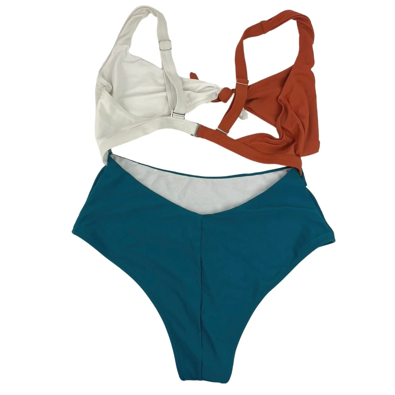 Boohoo & Shore Shapes Women's Green Open Back 3Pc Lot Set Swimwear Size 1XL/XL/L - Image 14