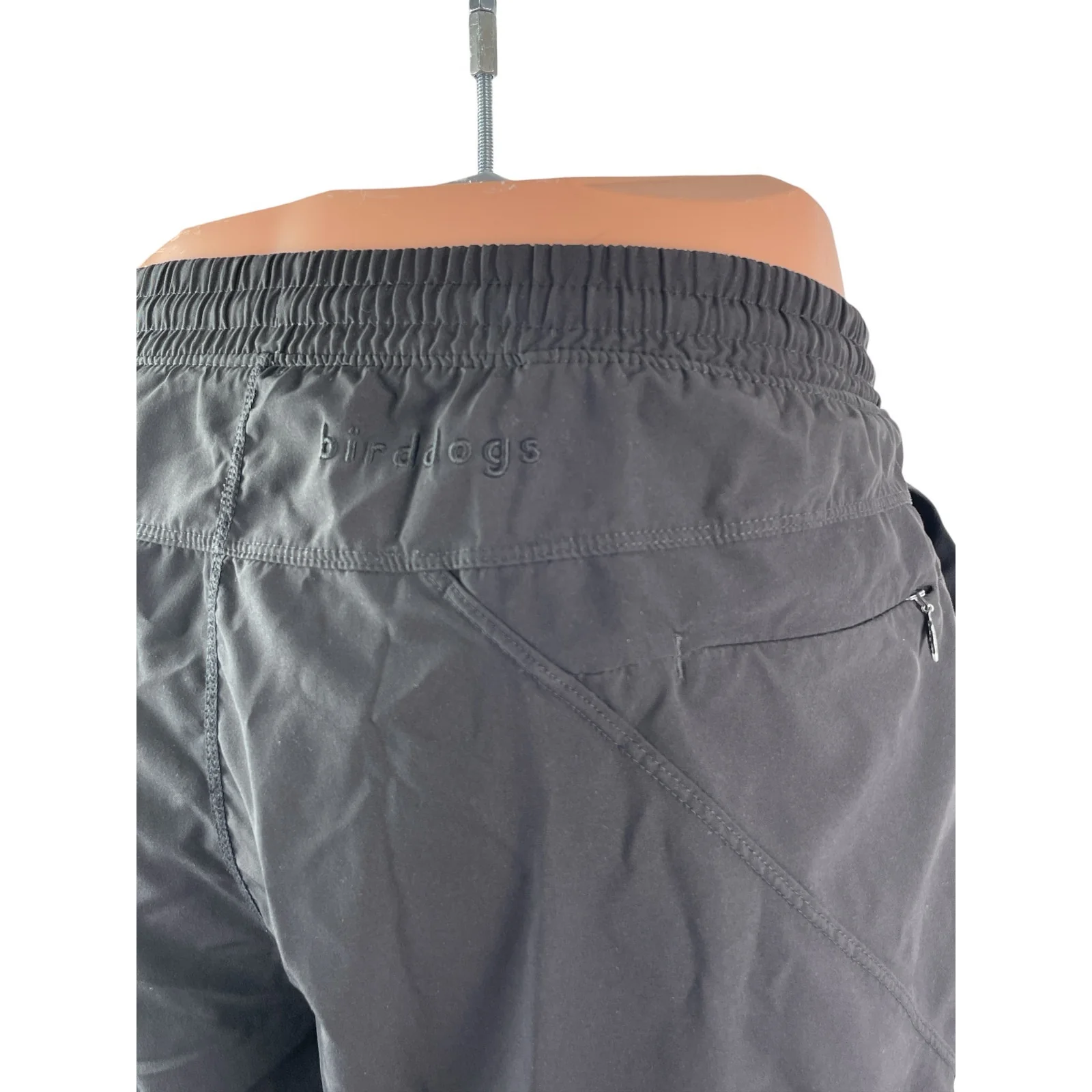 boom. Men's Gray Pull On Yoga Workout Running Gym Athletic Mini Shorts Size S - Image 3
