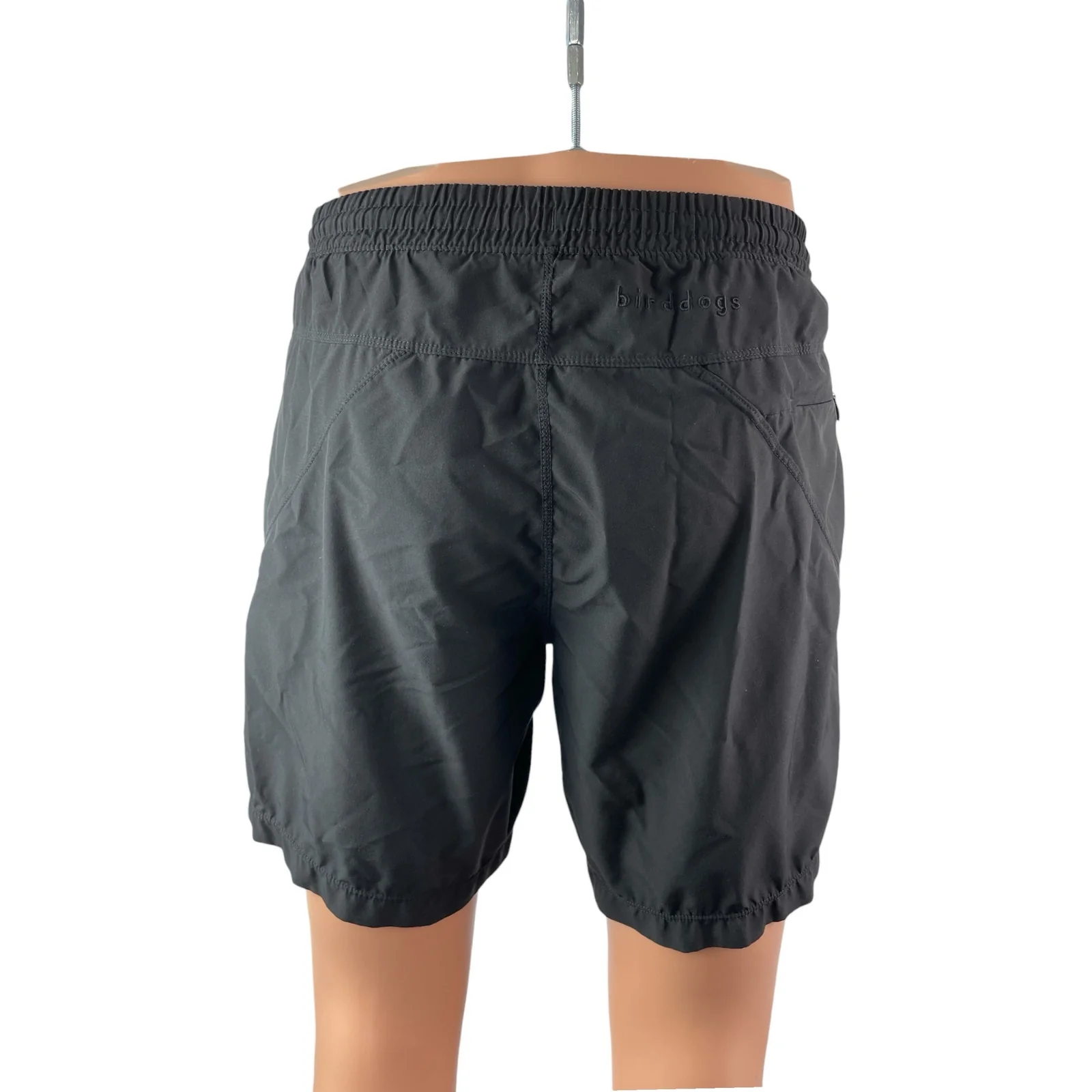boom. Men's Gray Pull On Yoga Workout Running Gym Athletic Mini Shorts Size S - Image 4
