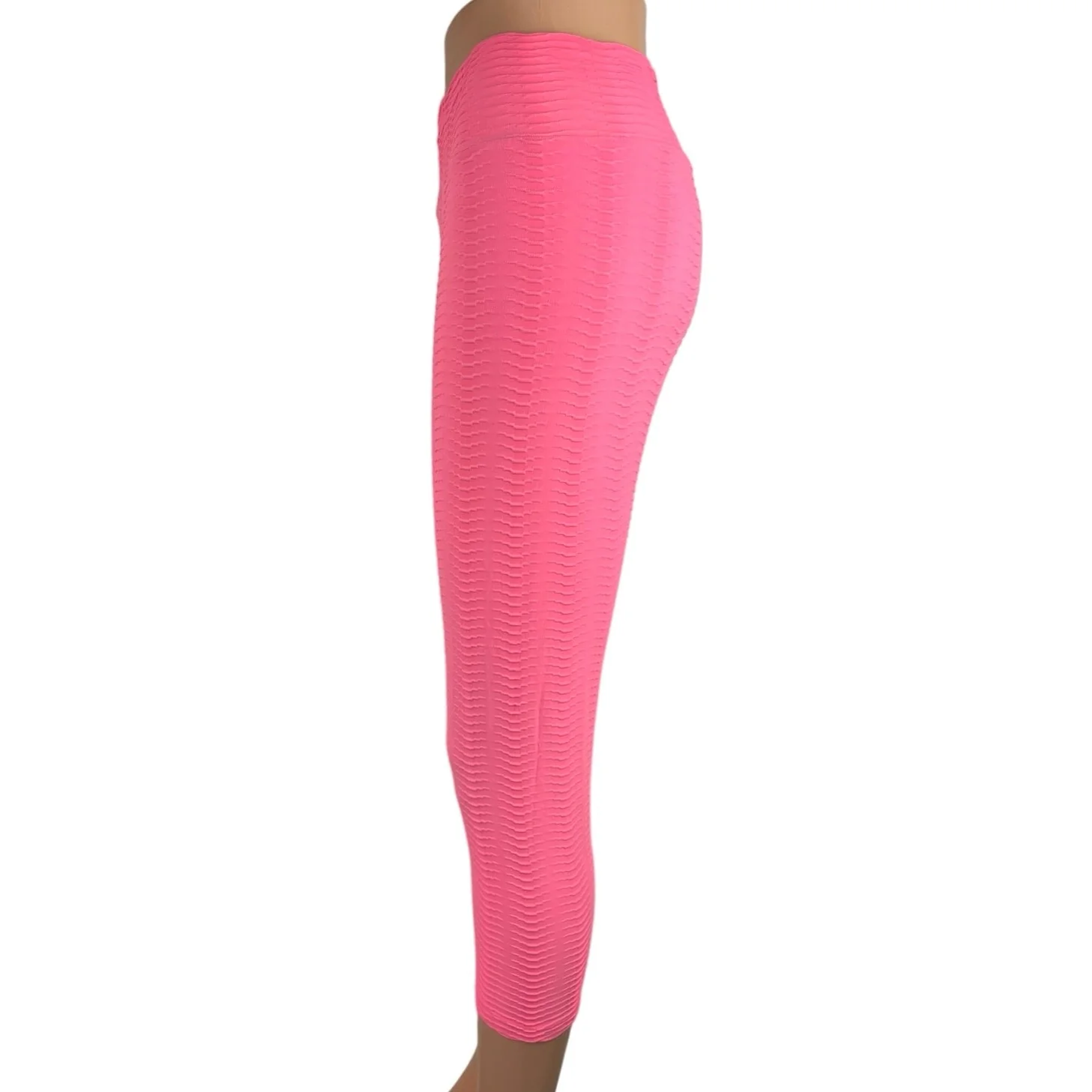 Booty by Brabants Women's Pink Mid Rise Pull On Athletic Yoga Leggings Size S - Image 2