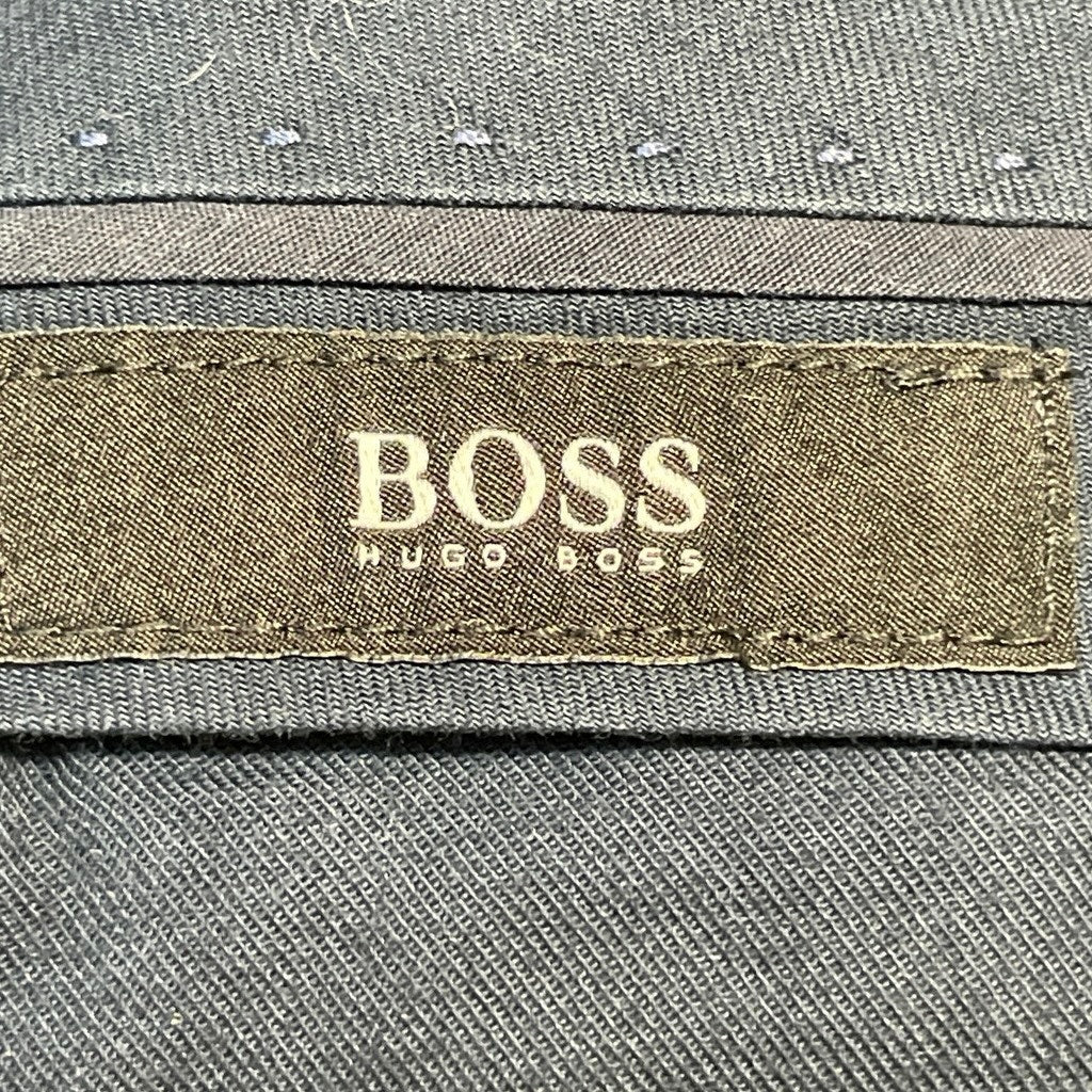 Boss Hugo Boss Men's Black Straight Leg Pleated Trousers Dress Pants Size 32 - Image 4