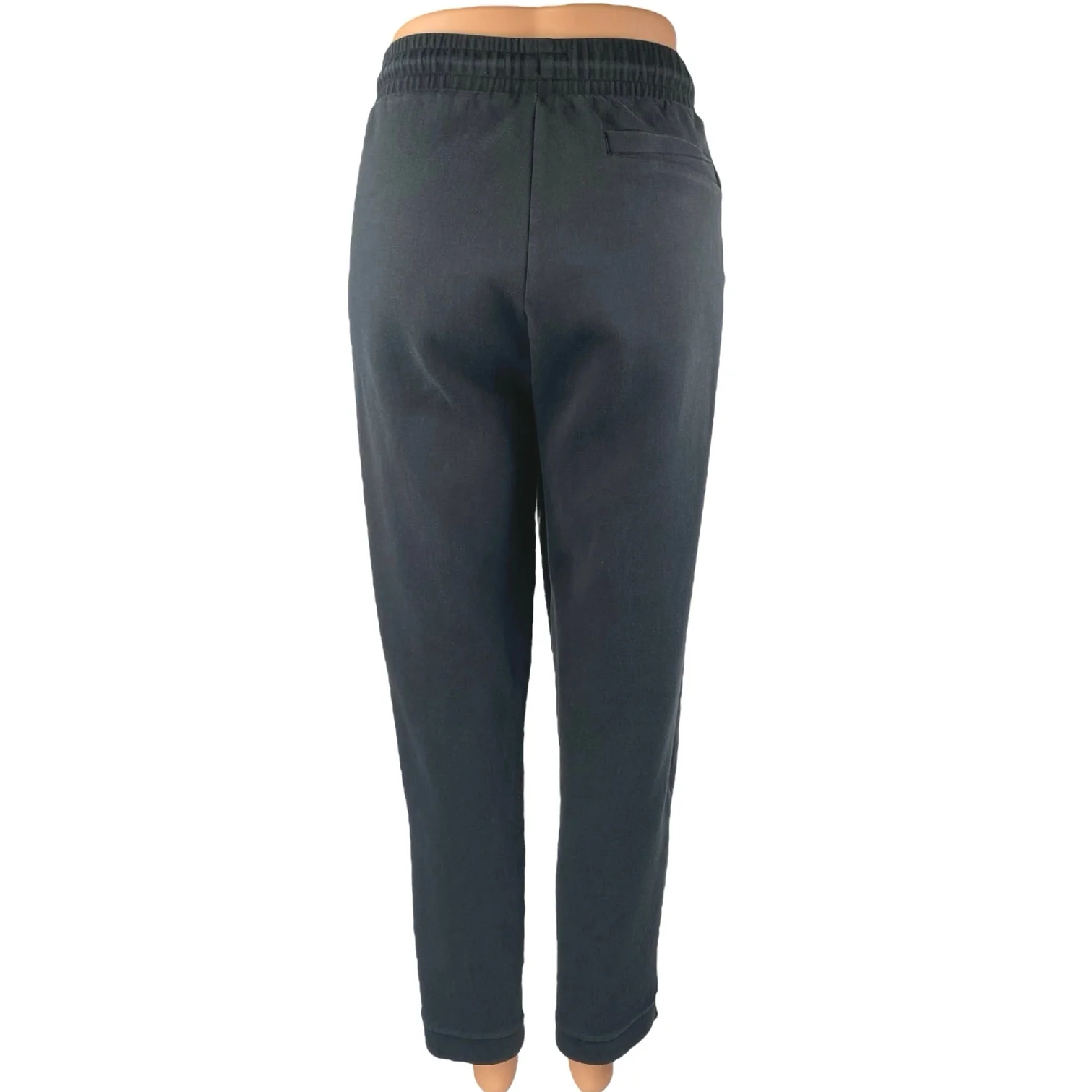 BOSS Hugo Boss Women's Black High Waisted Straight Drawstring Sweat Pants Size L - Image 3