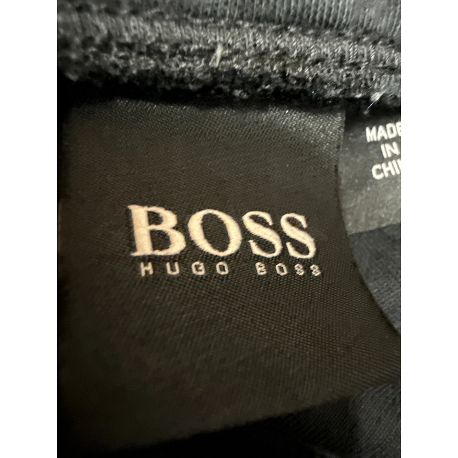 BOSS Hugo Boss Women's Black High Waisted Straight Drawstring Sweat Pants Size L - Image 5