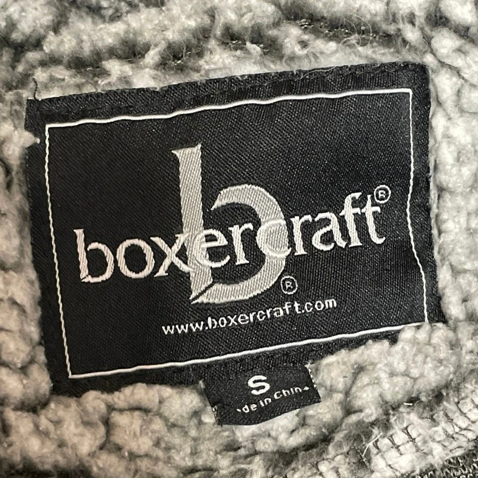 Boxercraft Michigan Wolverines Men's Sherpa Fleece Zip Sweatshirt Sweater Top S - Image 5
