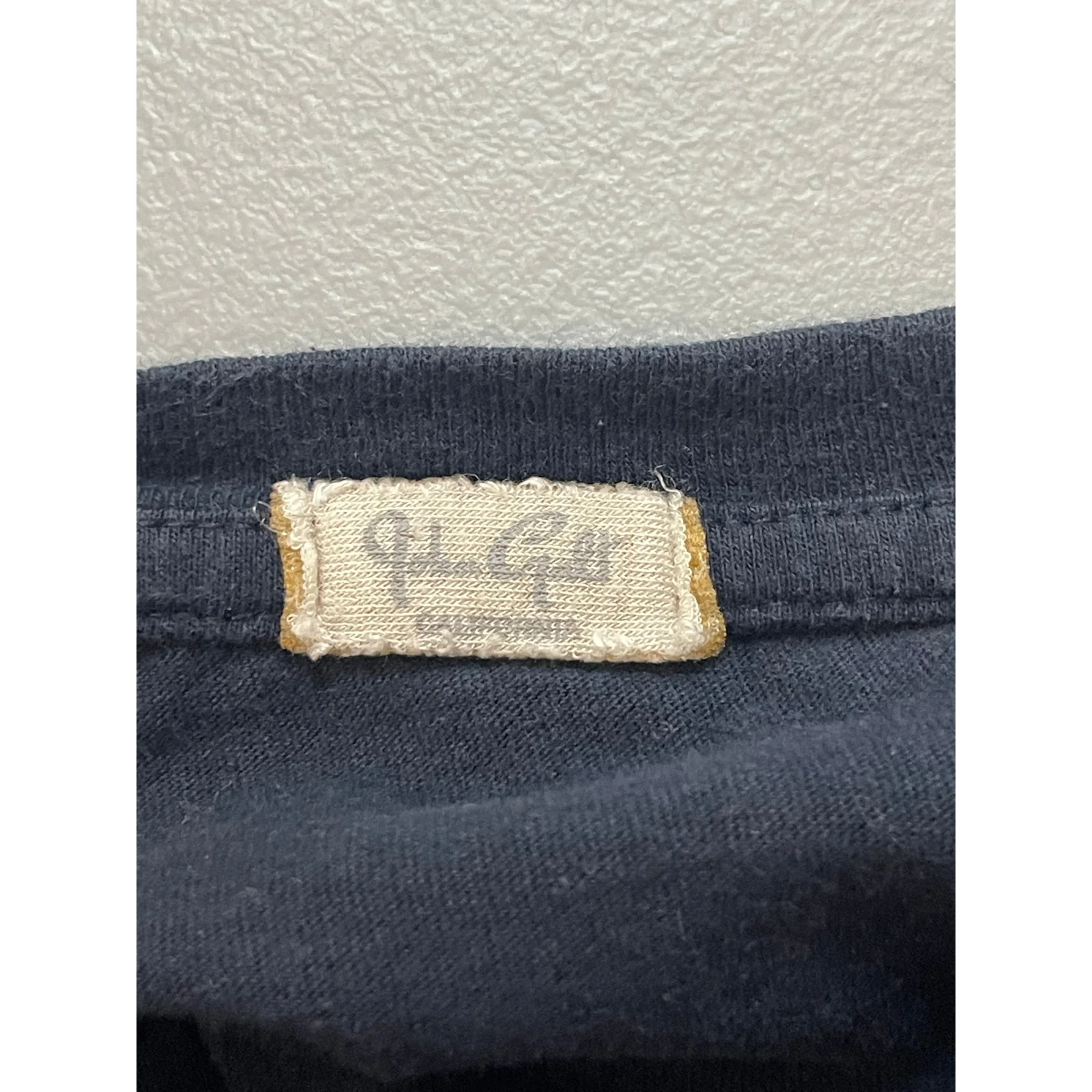 Brandy Melville J Galt Navy Blue Florence Short Sleeve Crop T Shirt Tee Top Sz S - Image 4