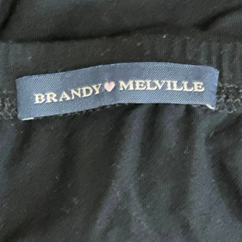 Brandy Melville Josie Black High Waisted Minimalist Maxi Straight Pencil Skirt M - Image 5