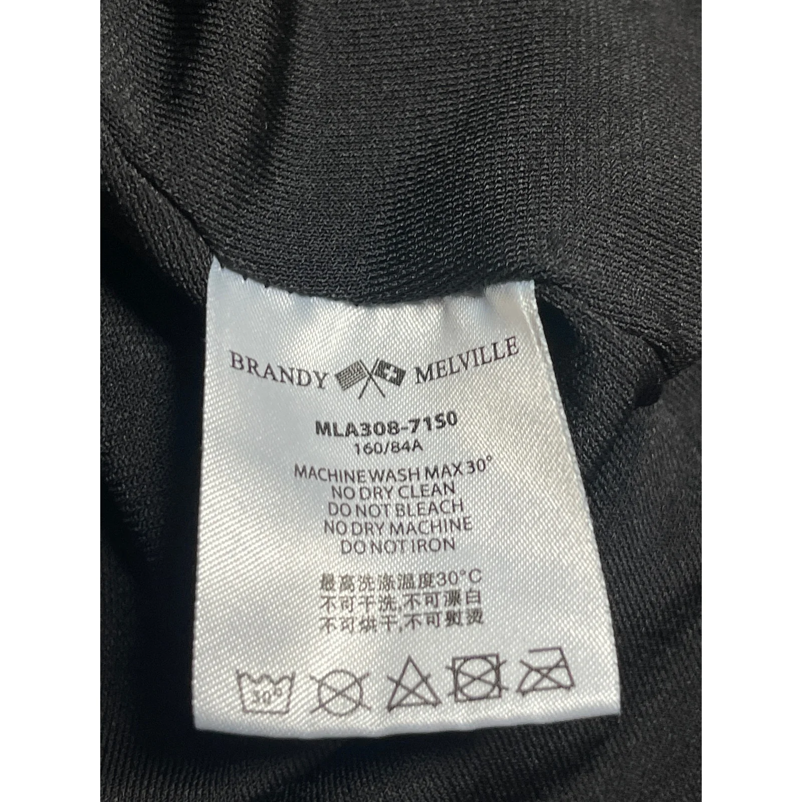 Brandy Melville Women's Black Elastic Waist Sheer Mini A-LineSlip Skirt Size S/M - Image 4