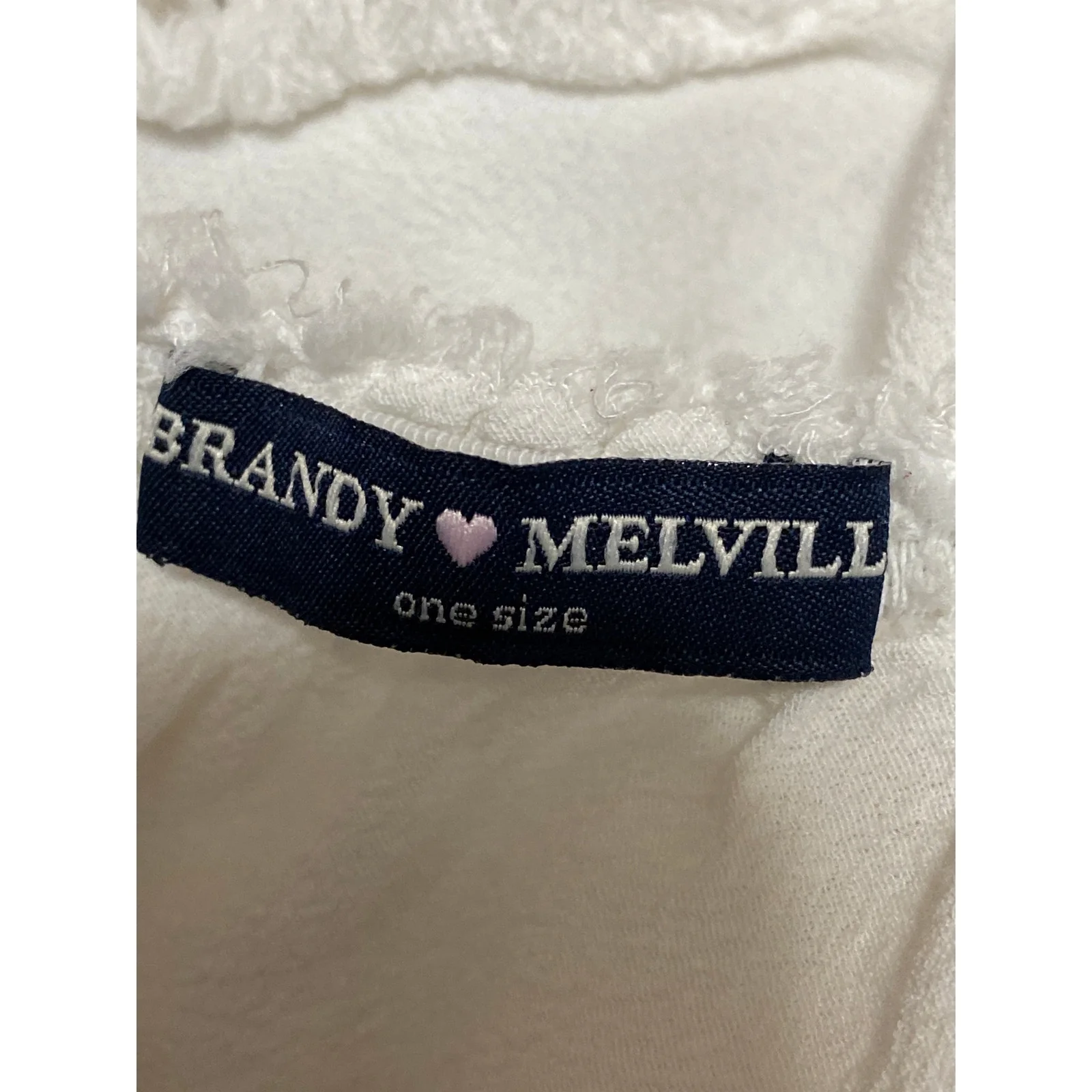 Brandy Melville Women's White Sleeveless V Neck Cami Tie Peplum Crop Top Size OS - Image 5