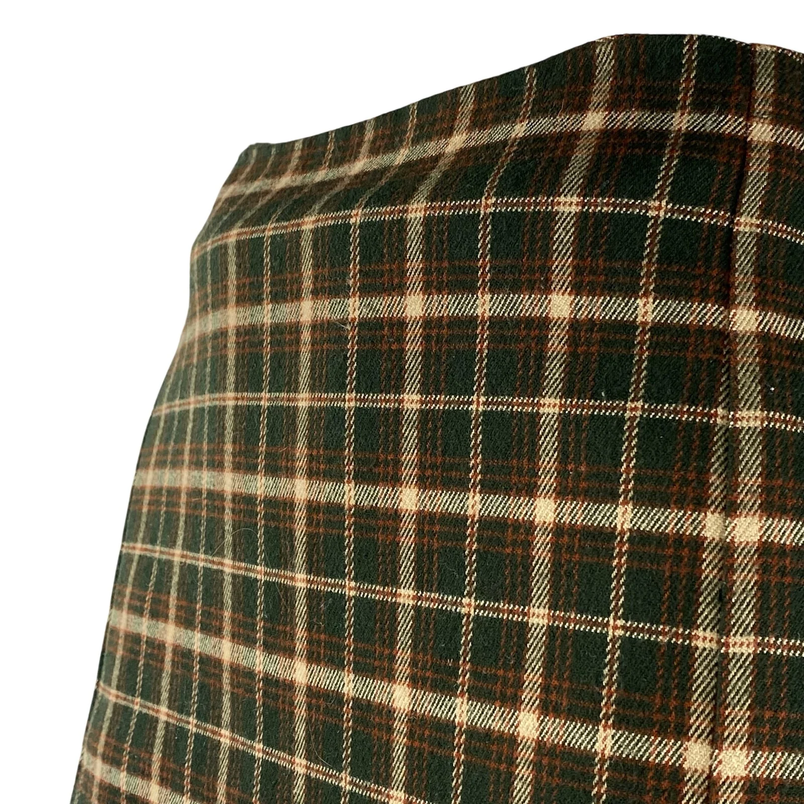 Brandy Melville X John Galt Cara Womens Plaid Check Mini Straight Pencil Skirt S - Image 4