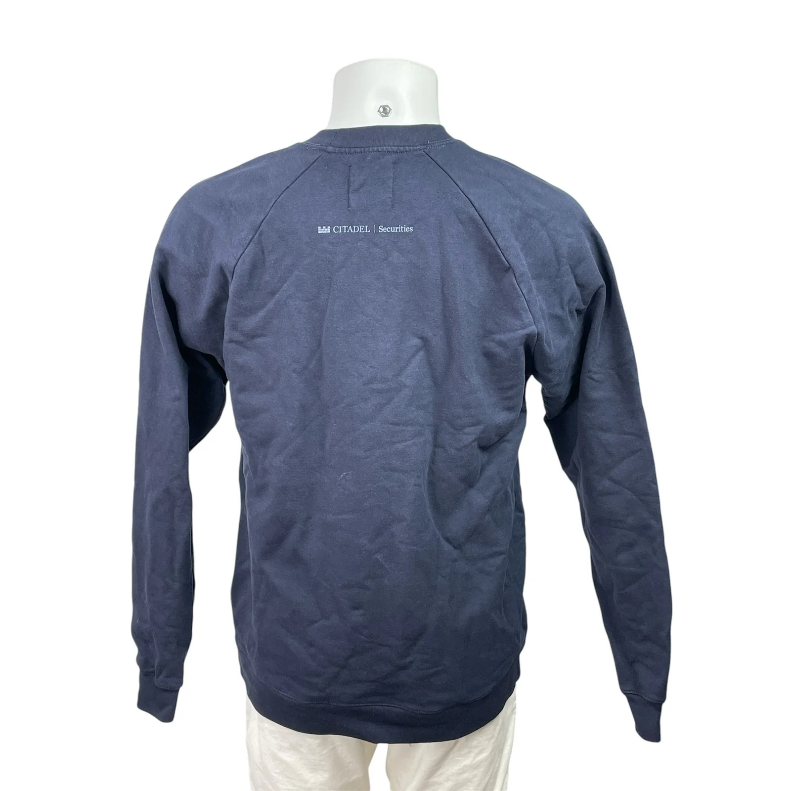 Brook Linen Men's Long Sleeve Logo Crew Neck Casual Sweatshirt Sweater Top Sz M - Image 3