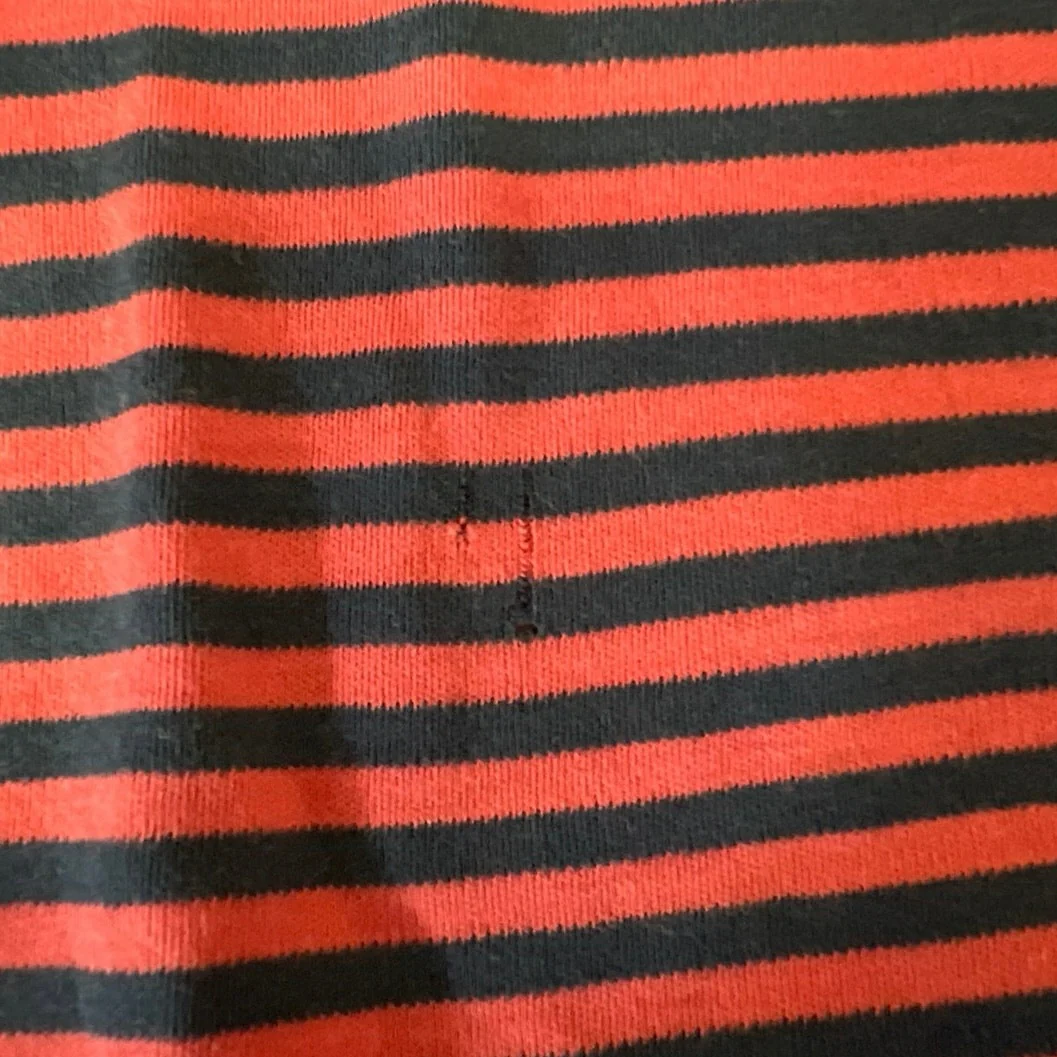 Brooks Brothers Purple Black Original Fit Striped Performance Polo Shirt Top L - Image 3