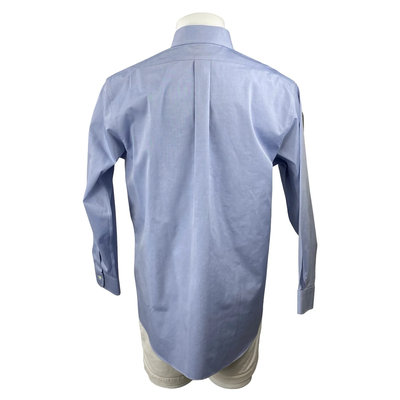 Brooks Brothers Regent Mens Blue Pocket Long Sleeve Button Up Dress Shirt Top 16 - Image 4