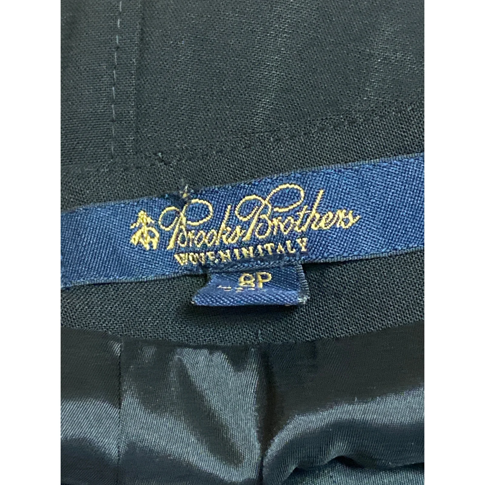 Brooks Brothers Women's Black High Rise Office Midi Straight Pencil Skirt Size 8 - Image 5