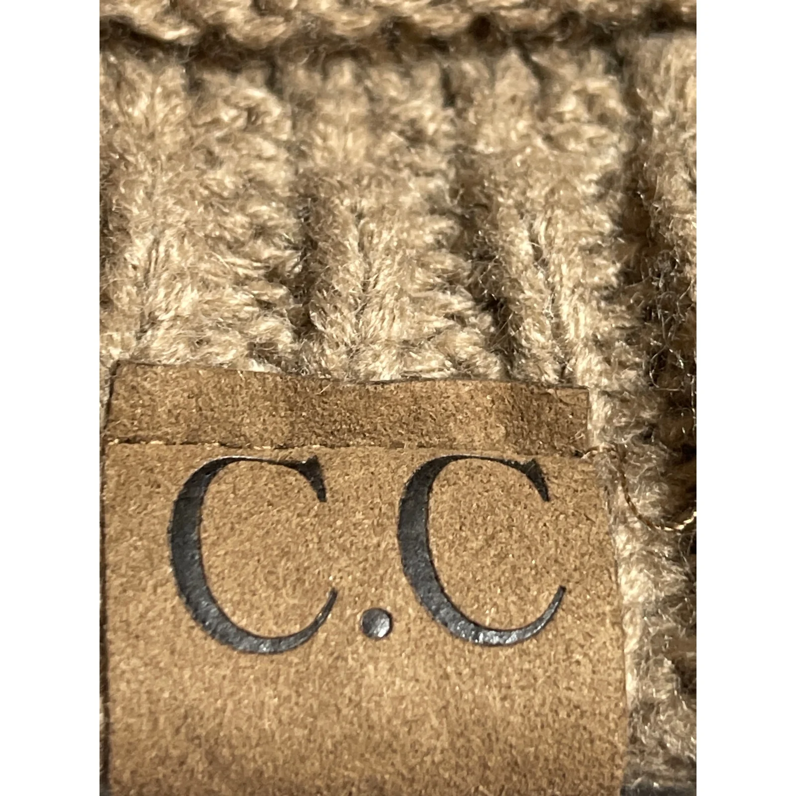 C.C. Women's Camel Tan Beige Winter Snow Outdoor Knit Bonnet Beanie Hat OS - Image 3