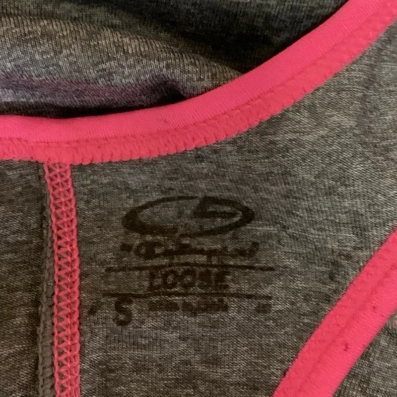 C9 By Champion Gray Heathered Racer Back Loose Activewear Sports Cami Tank Top S - Image 3