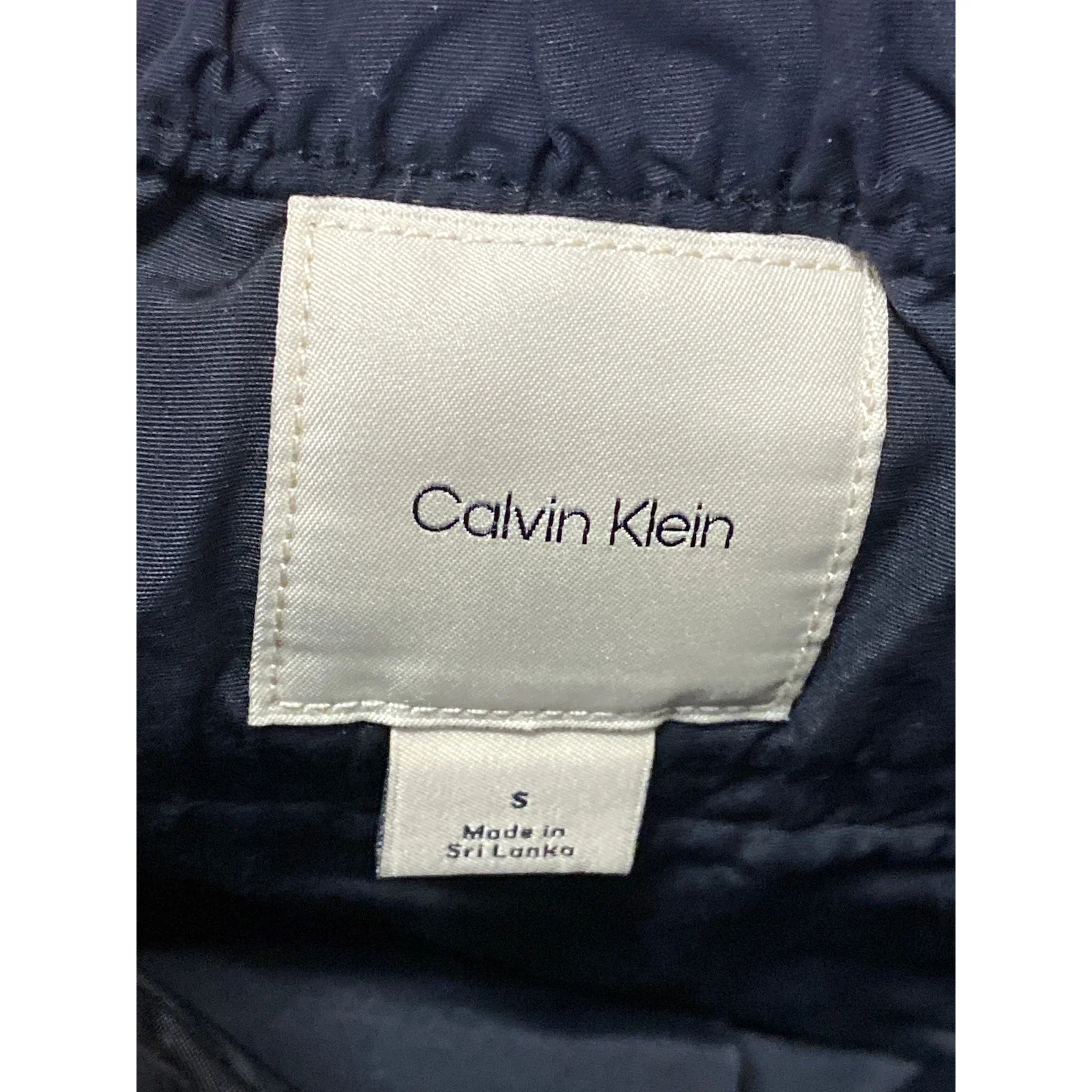 Calvin Klein Black High Rise Elastic Waist Casual Lounge Paperbag Shorts Size S - Image 3