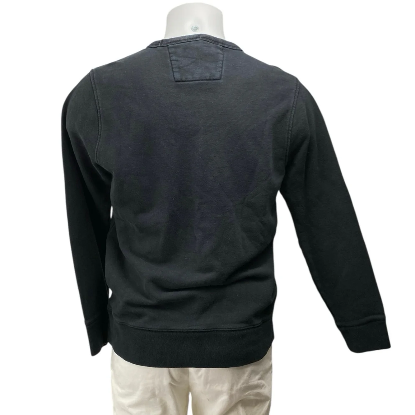 Calvin Klein Jeans Men's Black Logo Long Sleeve Crewneck Sweatshirt Top Size L - Image 3