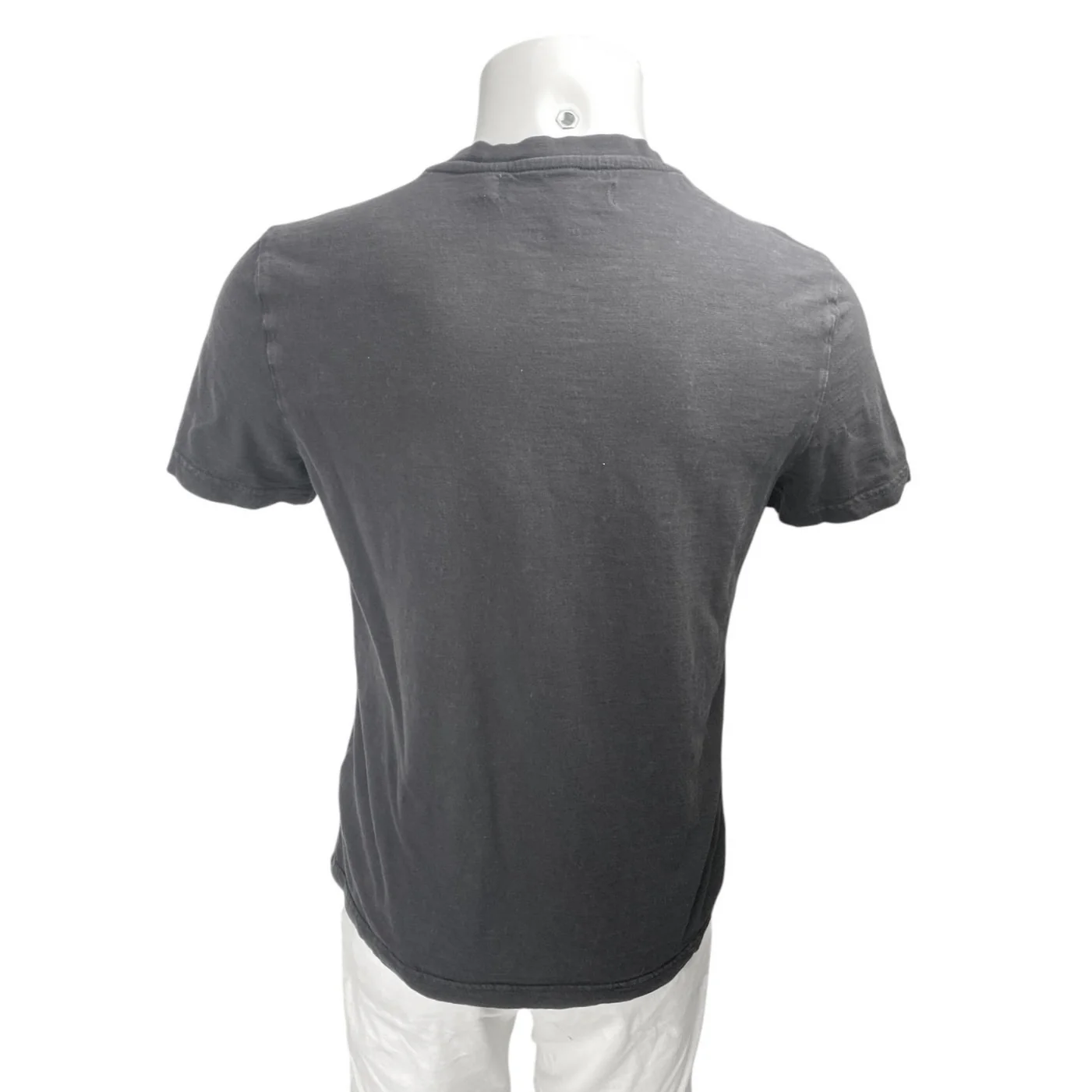 Calvin Klein Jeans Men's Black Short Sleeve Notch Logo T Shirt Tee Top Size S - Image 2