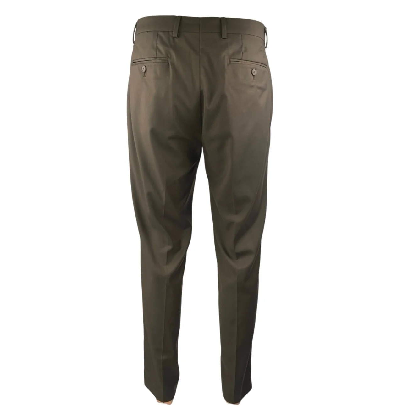 Calvin Klein Men's Brown Pleated Straight Leg Trousers Dress Pants Size 32x33 - Image 3