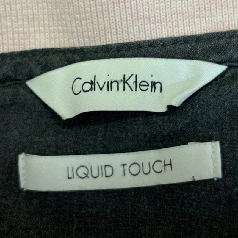 Calvin Klein Men's Pink Liquid Touch Pocket Short Sleeve Polo Shirt Top Size L - Image 4