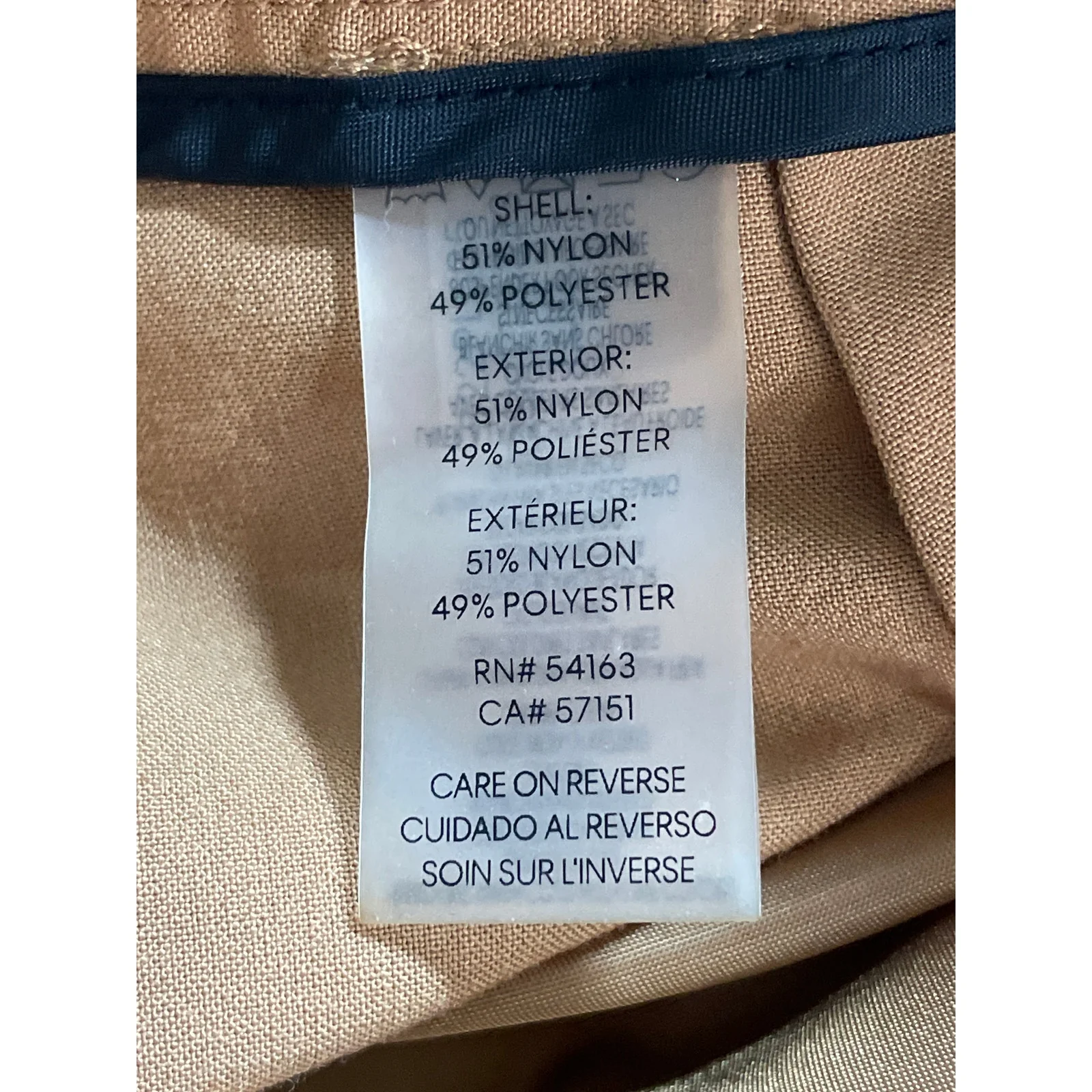 Calvin Klein Women's Brown High Rise Tie Waist Paperbag Trousers Dress Pants 4 - Image 6
