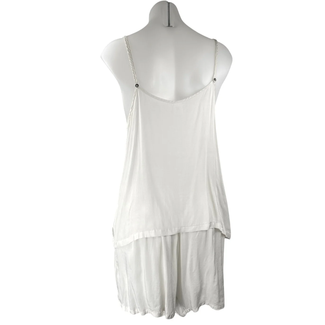 Calvin Klein Women's White Sleeveless Cami Camisole Sleepwear Pajamas Set Size L - Image 7