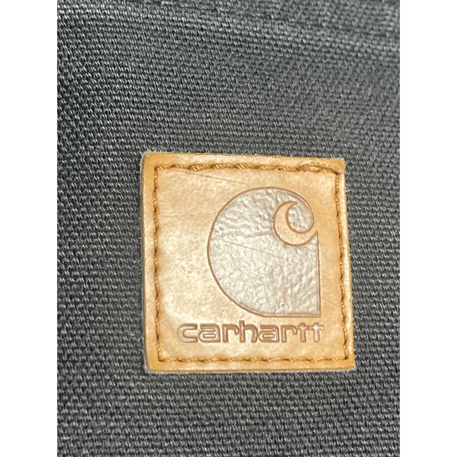 Carhartt Vintage Men's Faded Black High Rise Straight Wide Leg Denim Jeans 38x34 - Image 7