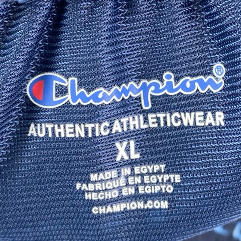 Champion Kids Boys Blue Logo Elastic Waist Athletic Basketball Sweat Shorts XL - Image 3