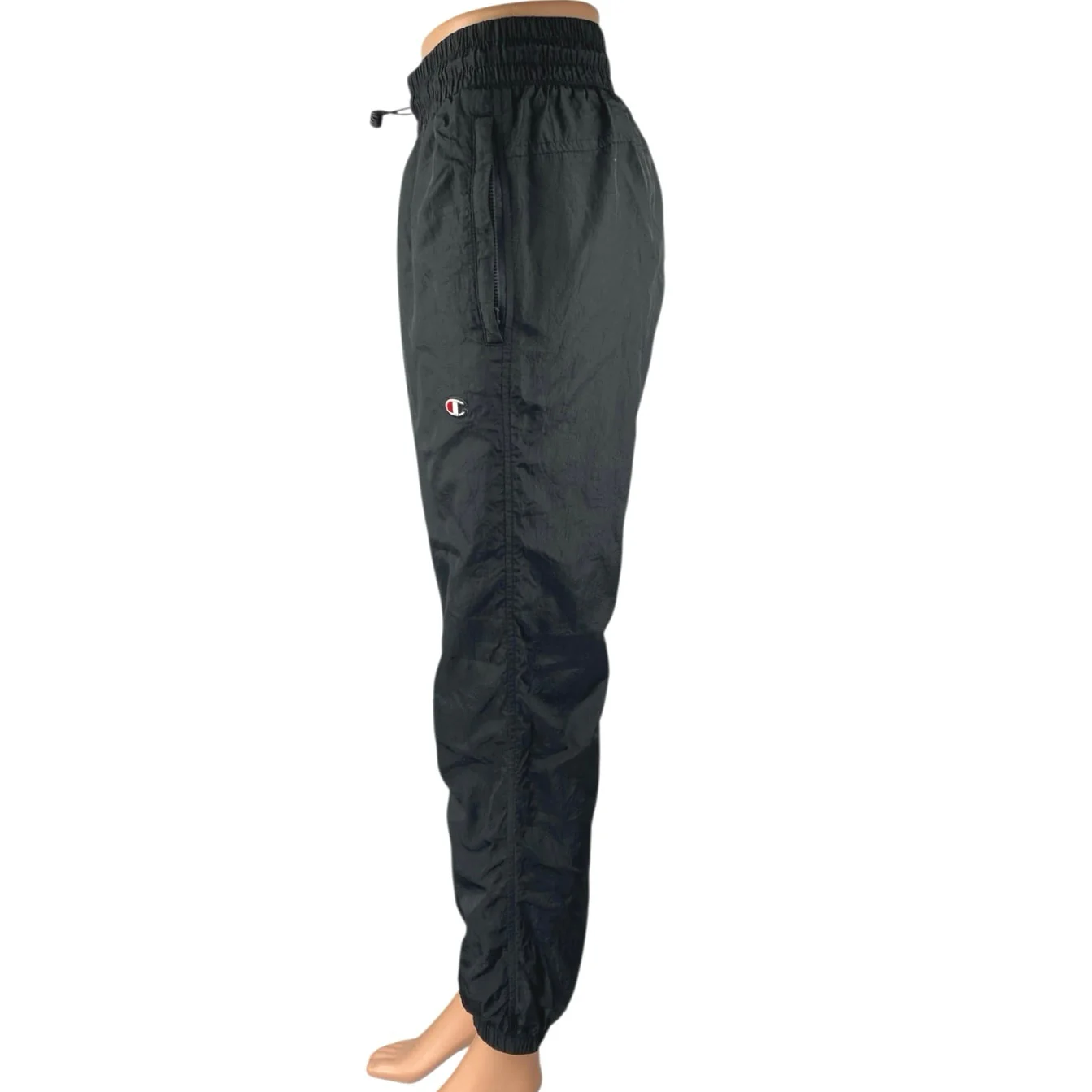 Champion Women's Black High Rise Trousers Tapered Jogger Sweat Pants Size XS - Image 2