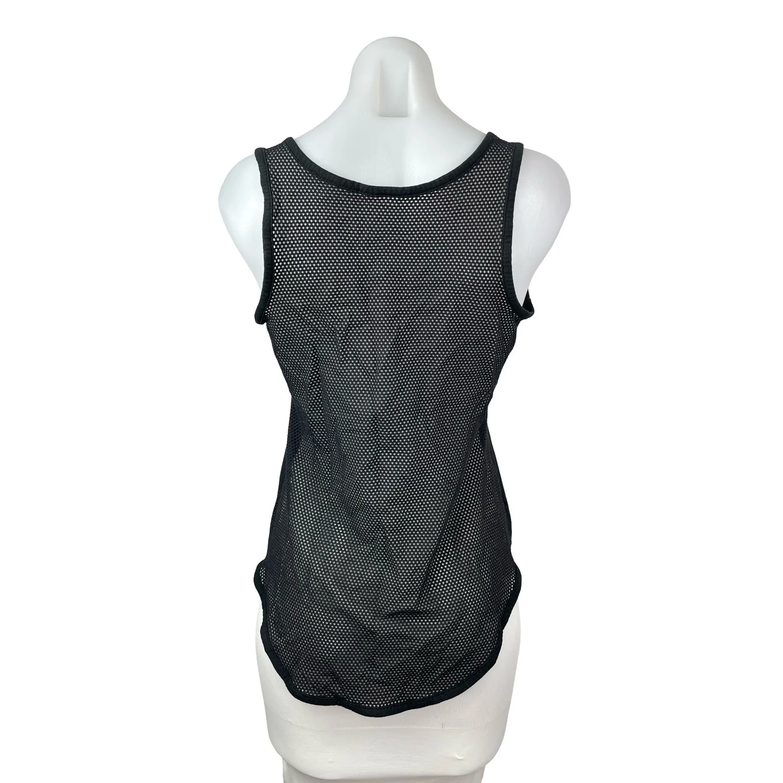 Champion Women's Black Mesh Back Yoga Workout Running Athletic Tank Top Size M - Image 3