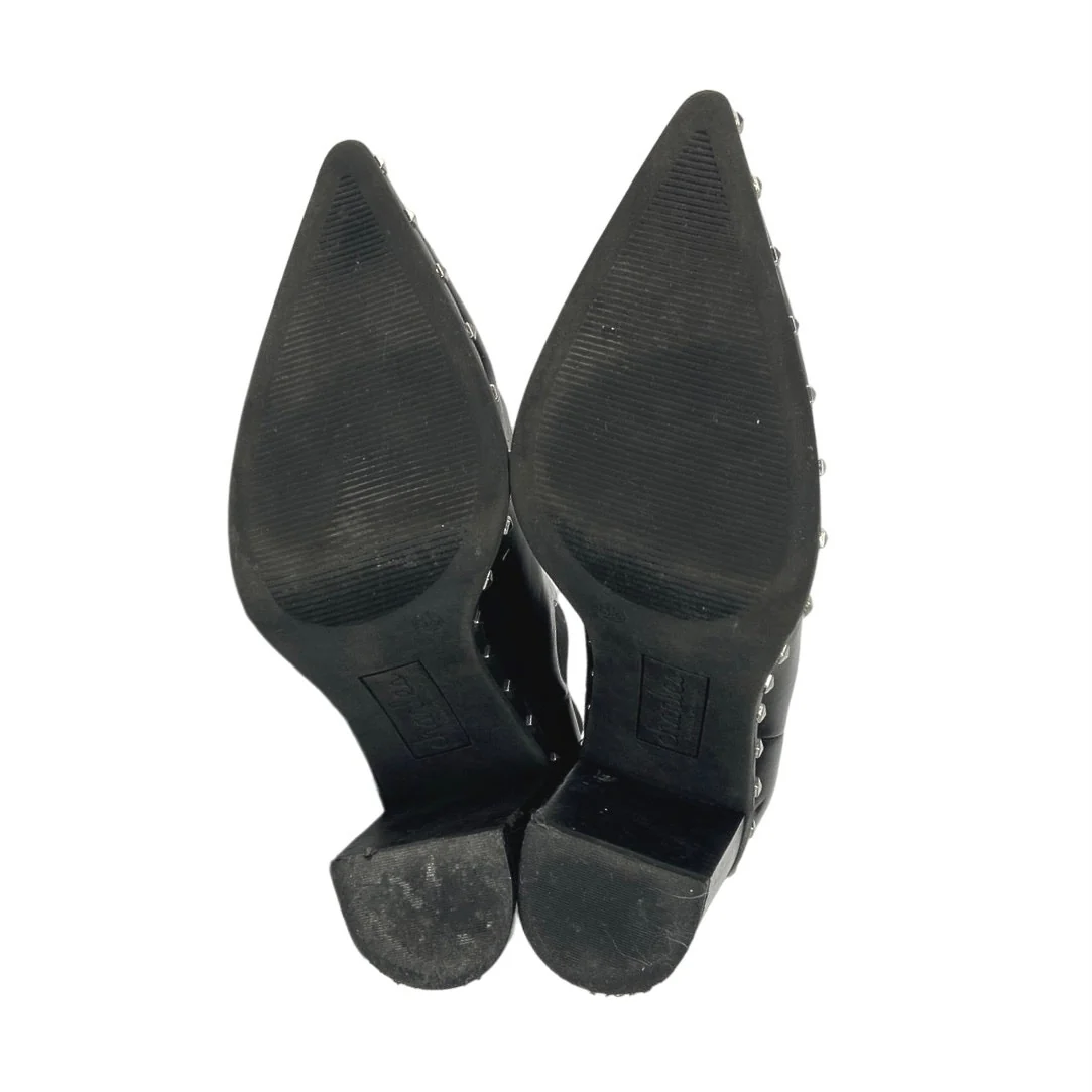Charles by Charles David Black Dodger Studded Pointed Toe Chelsea Boots Size 8.5 - Image 4