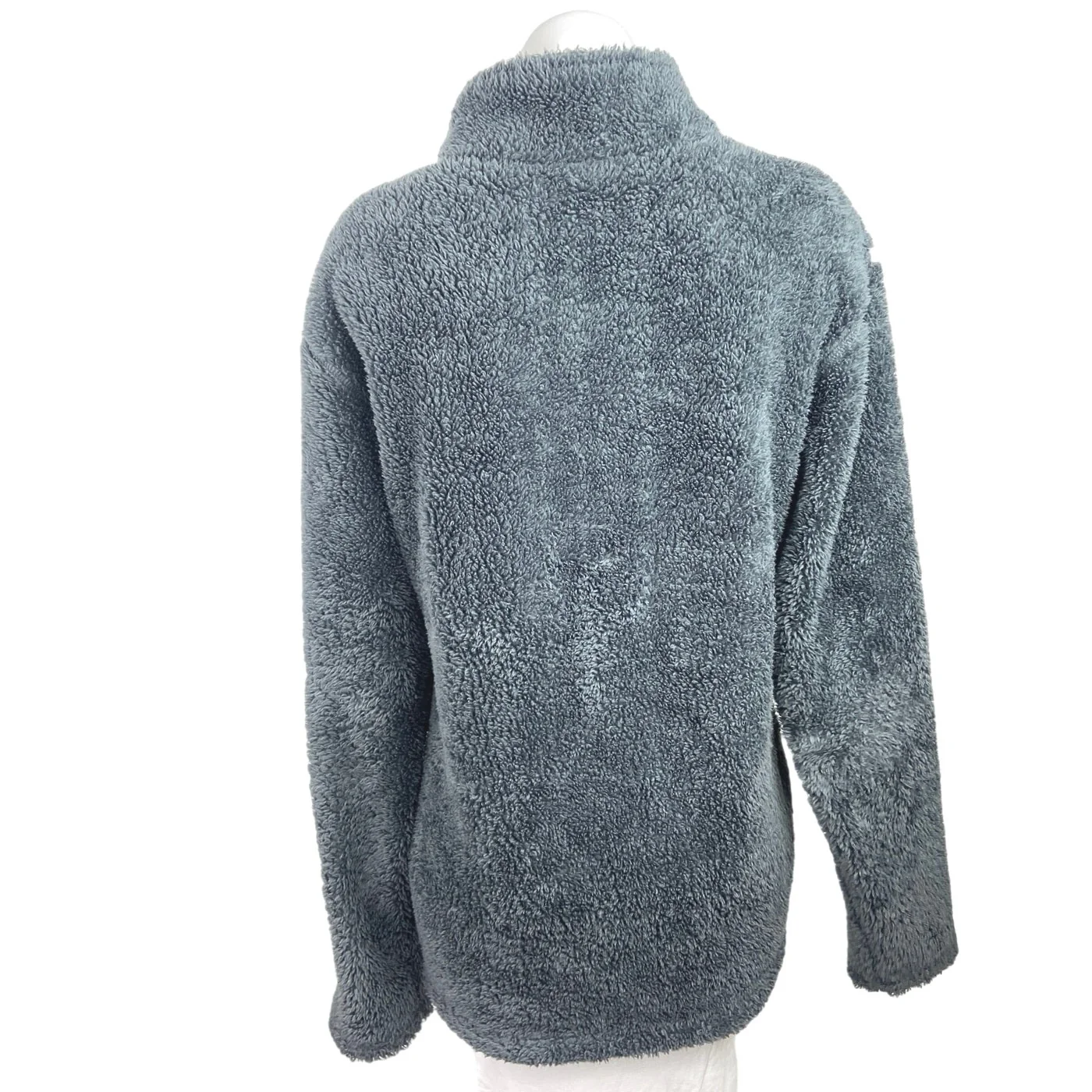 Charles River Men's Blue Sherpa Fleece 1/4 Zip Long Sleeve Pullover Sweatshirt L - Image 2