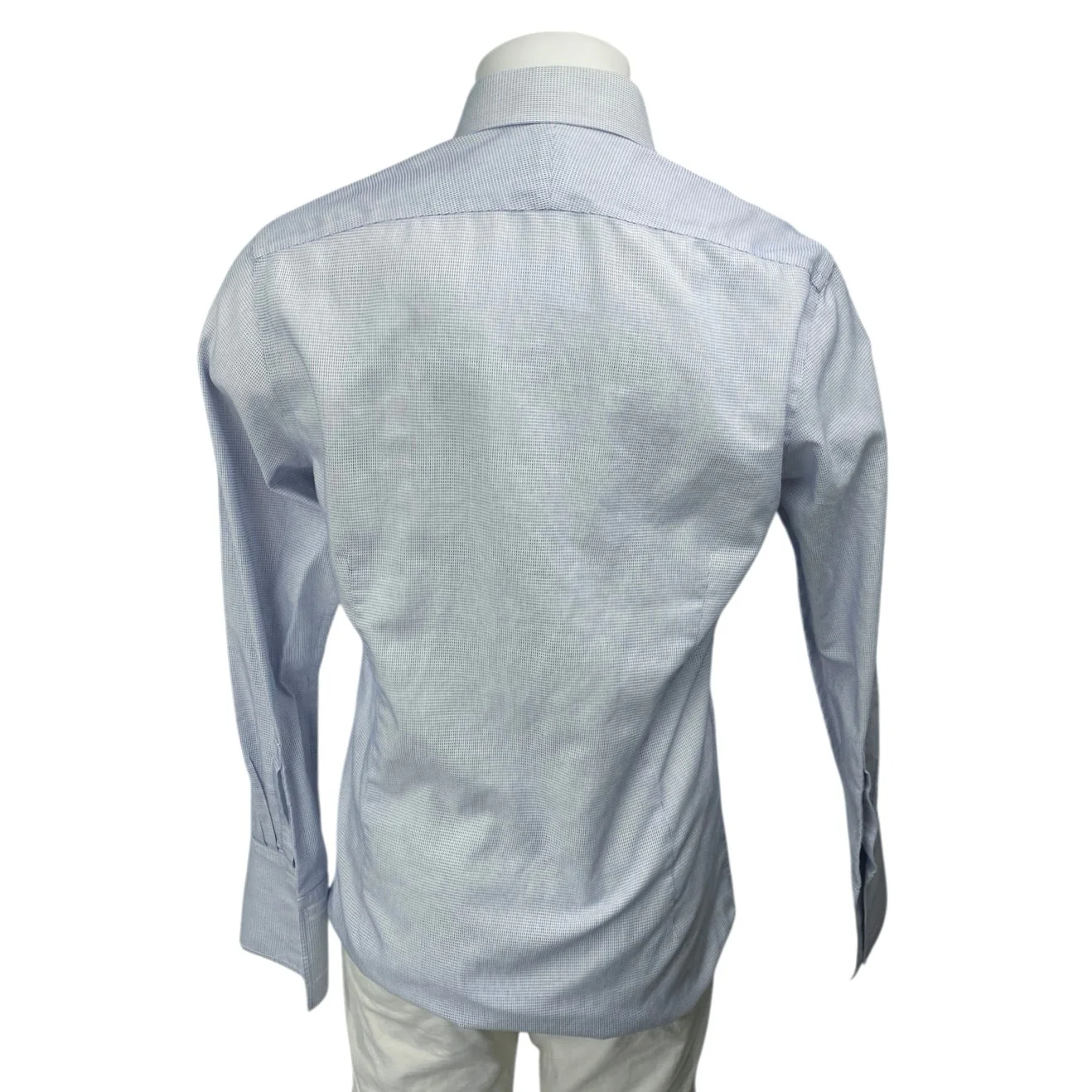 Charles Tyrwhitt Men's Blue Extra Slim Long Sleeve Button Down Shirt Top 15.5/L - Image 2