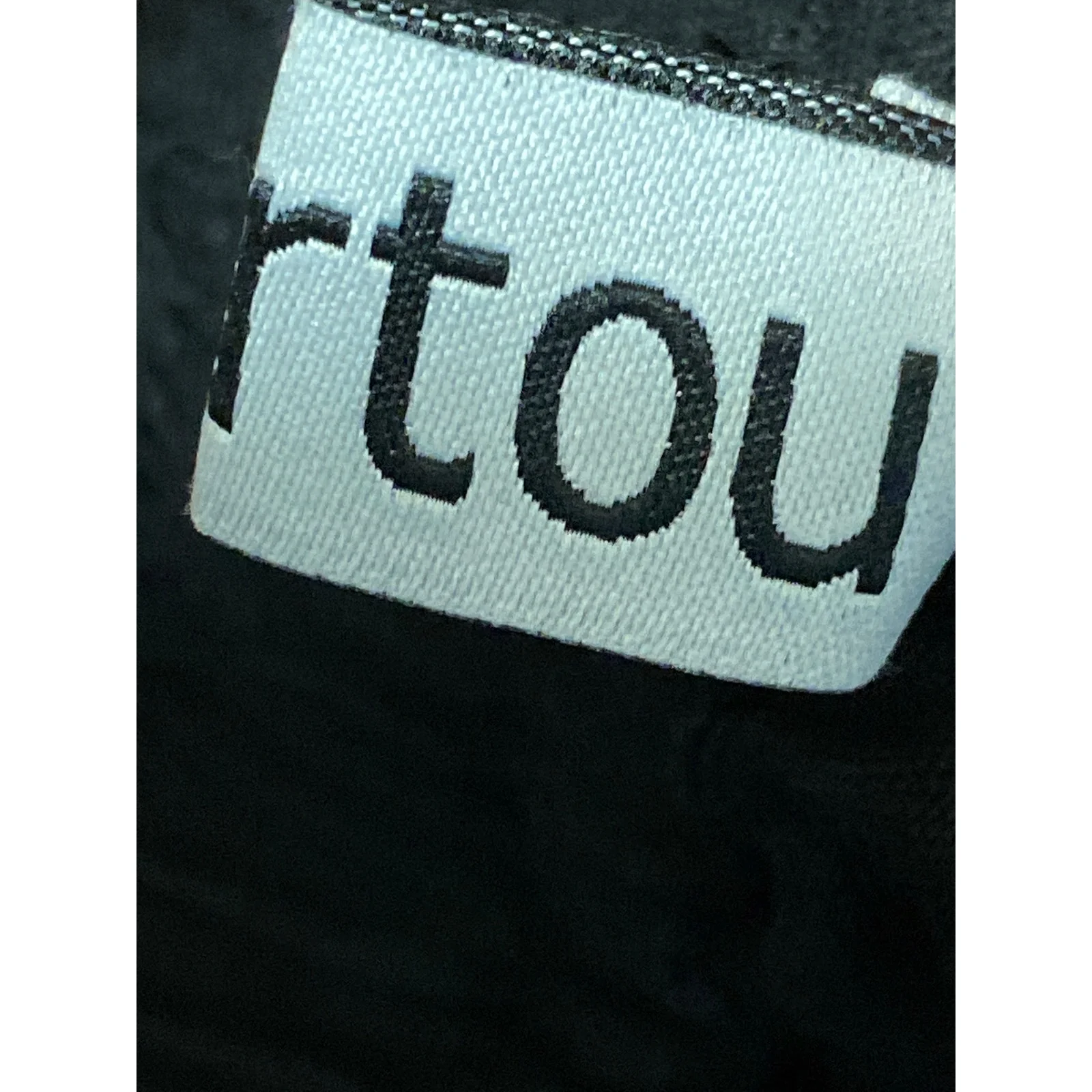 Chartou Women's Black High Waisted Drawstring Straight Trousers Pants Size XS - Image 6