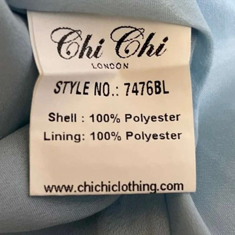 Chi Chi London Womens Floral Print V-Neck Sleeveless Fit & Flare Mini Dress Sz 2 - Image 5