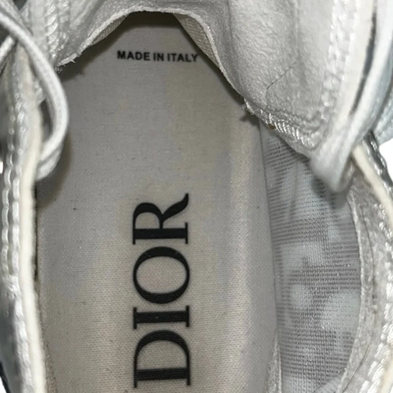 Christian Dior B23 Canvas Rubber Oblique High Top Trainers Sneakers Shoes 37/US7 - Image 7