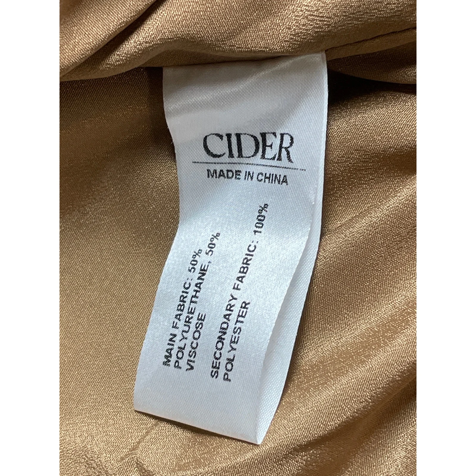 Cider Womens Brown Paisley Floral Jacquard Long Sleeve Button Up Jacket Size 2XL - Image 6