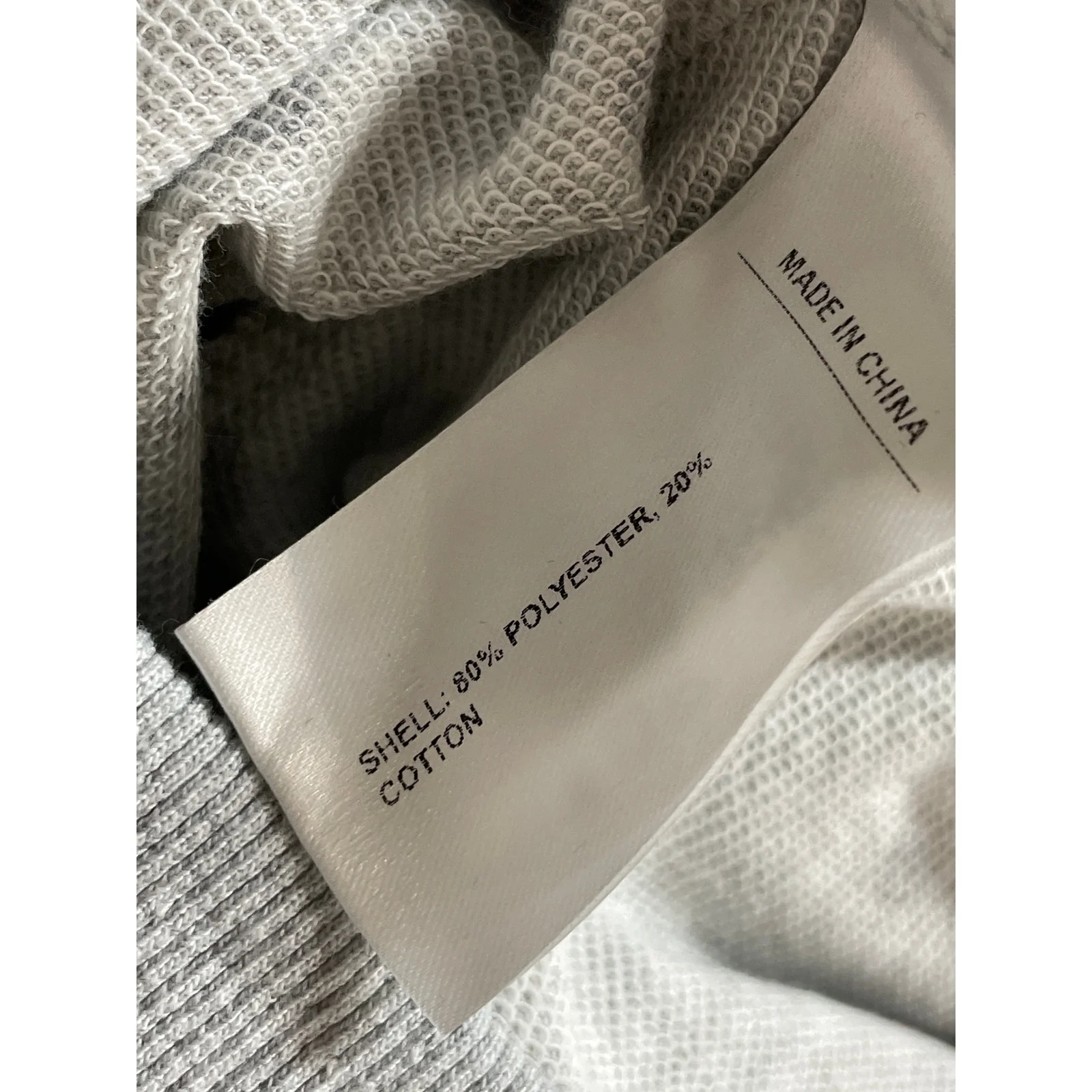 Cider Women's Gray Black Polka Dots Long Sleeve Hoodie Hooded Sweatshirt Top XL - Image 6