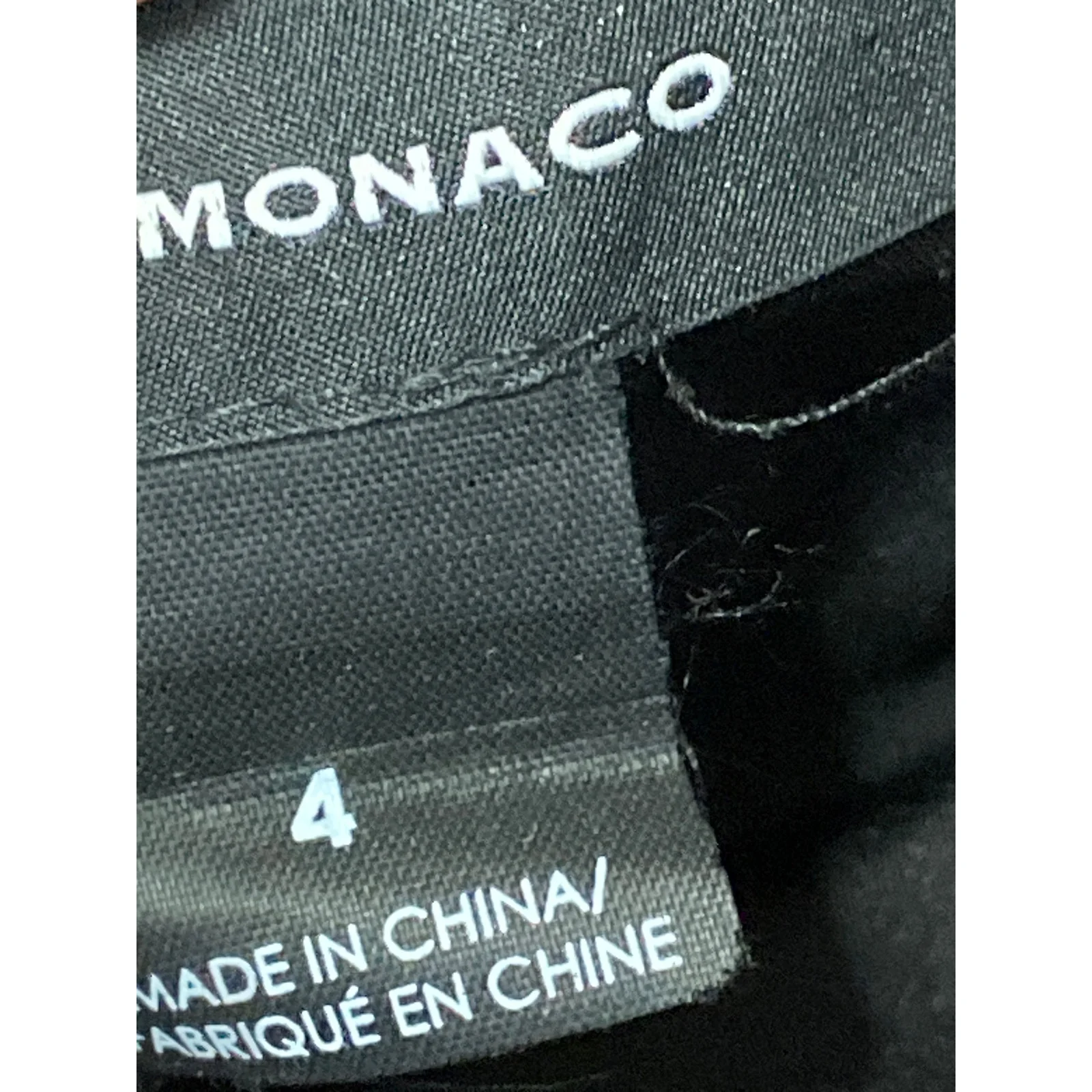 Club Monaco Women's Black Faux Leather Vegan Faux Wrap Pencil Mini Skirt Size 4 - Image 4