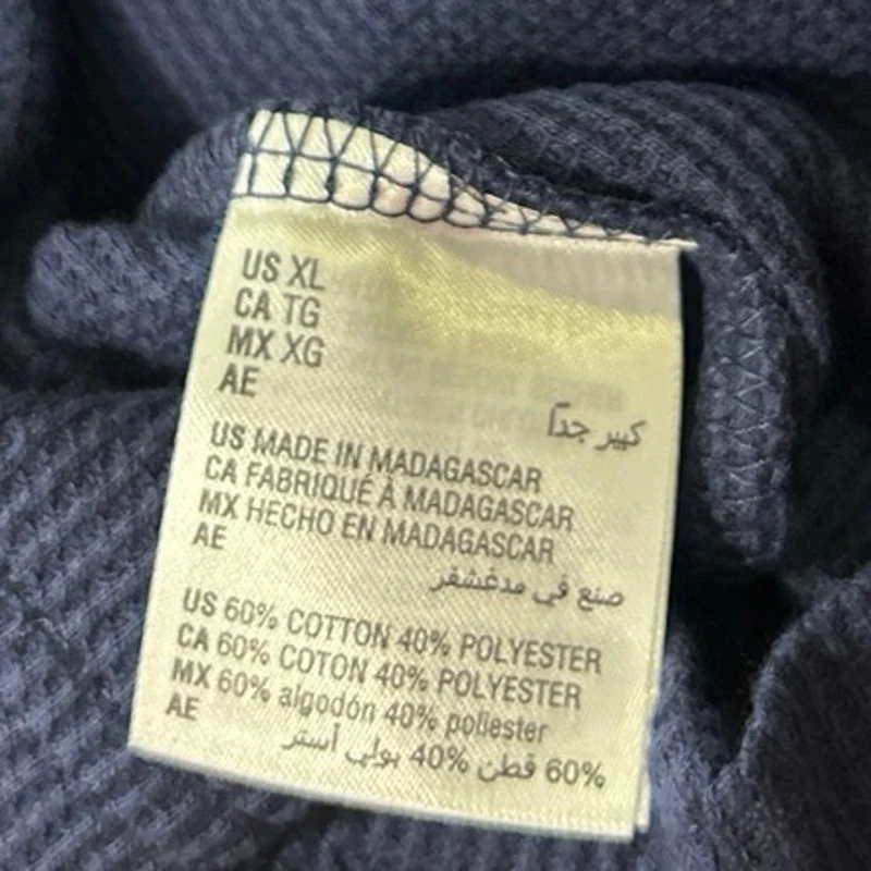 Club Room Men's Blue Knit Long Sleeve Crew Neck Pullover Sweatshirt Top Size XL - Image 3